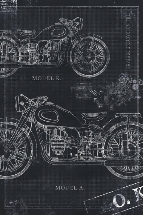 楽天市場 バイク オートバイの壁紙 輸入 カスタム壁紙 Photowall Motorcycle Blueprint Grey 0078 貼ってはがせるフリース壁紙 不織布 海外取り寄せのため1カ月程度でお届け 代引き 後払い不可 壁紙 屋本舗 カベガミヤホンポ