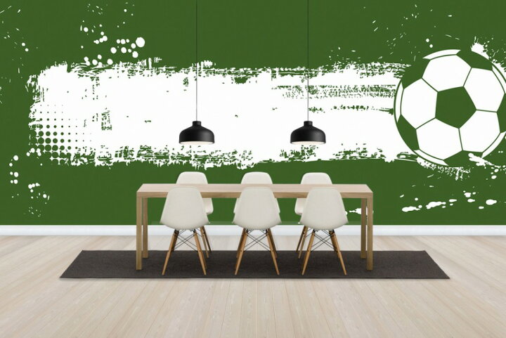 楽天市場 スポーツ サッカー フットボールの壁紙 輸入 カスタム壁紙 Photowall Green Soccer 0306 貼ってはがせるフリース壁紙 不織布 海外取り寄せのため1カ月程度でお届け 代引き 後払い不可 壁紙屋本舗 カベガミヤホンポ