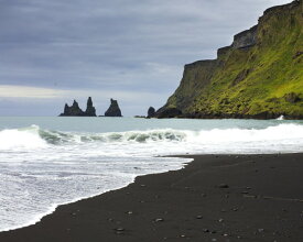 風景 景色 自然の壁紙 輸入 カスタム壁紙 輸入壁紙 カスタム壁紙 PHOTOWALL / Black Sand of Iceland (e50295) 貼ってはがせるフリース壁紙(不織布) 【海外取寄せ商品】 【代引き・後払い不可】