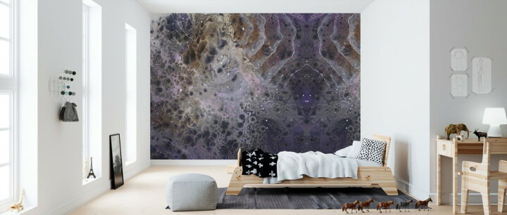 楽天市場 紫 グレー パープル マーブリングの壁紙 輸入 カスタム壁紙 Photowall Aura Breathe E 貼ってはがせるフリース壁紙 不織布 海外取り寄せのため1カ月程度でお届け 代引き 後払い不可 壁紙屋本舗 カベガミヤホンポ