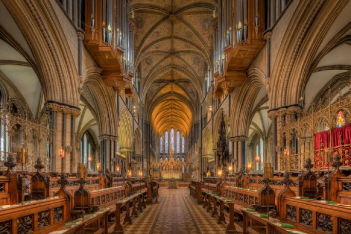 楽天市場 教会 ステンドグラスの壁紙 輸入 カスタム壁紙 Photowall Cathedral Choir 貼ってはがせるフリース壁紙 不織布 海外取り寄せのため1カ月程度でお届け 代引き 後払い不可 壁紙屋本舗 カベガミヤホンポ