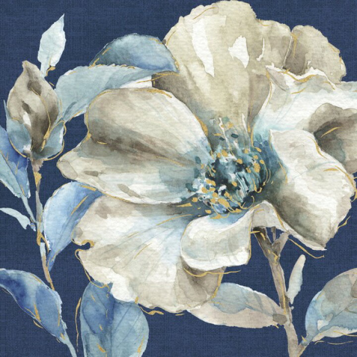 楽天市場 青 ブルー花の壁紙 輸入 カスタム壁紙 Photowall Indigold Iv Navy 112 貼ってはがせるフリース 壁紙 不織布 海外取り寄せのため1カ月程度でお届け 代引き 後払い不可 壁紙屋本舗 カベガミヤホンポ