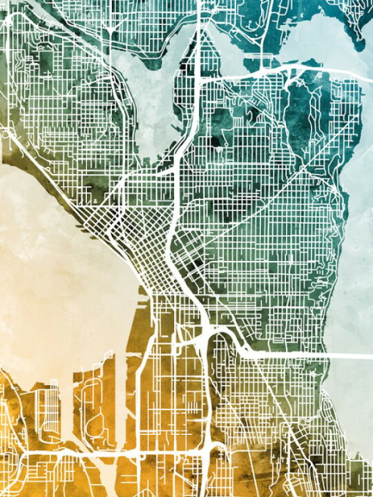 楽天市場 シアトル 地図 水彩 黄色 緑 グラデーションの壁紙 輸入 カスタム壁紙 Photowall Seattle Washington Street Map 貼ってはがせるフリース壁紙 不織布 海外取り寄せのため1カ月程度でお届け 代引き 後払い不可 壁紙屋本舗 カベガミヤホンポ