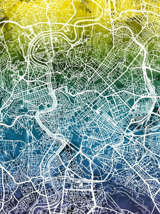 楽天市場 ローマ 地図 水彩の壁紙 輸入 カスタム壁紙 Photowall Rome Italy City Map 貼ってはがせるフリース壁紙 不織布 海外取り寄せのため1カ月程度でお届け 代引き 後払い不可 壁紙屋本舗 カベガミヤホンポ