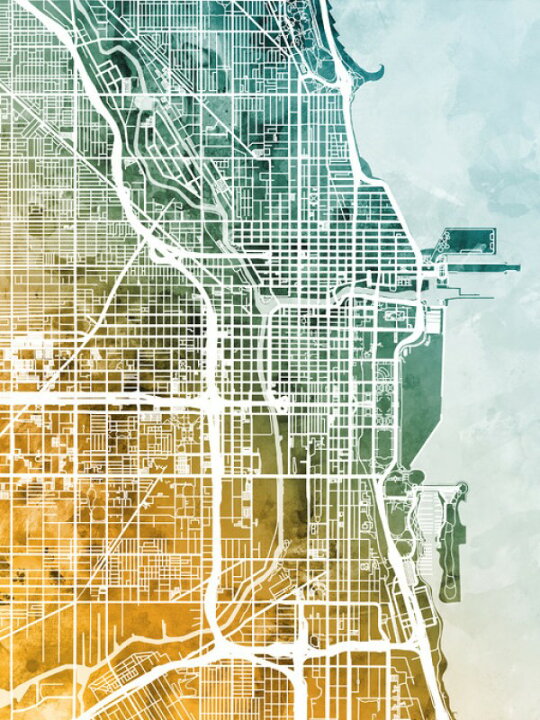 楽天市場 ワシントン 地図 水彩 マルチカラー グラデーションの壁紙 輸入 カスタム壁紙 Photowall Chicago City Street Map 貼ってはがせるフリース壁紙 不織布 海外取り寄せのため1カ月程度でお届け 代引き 後払い不可 壁紙屋本舗 カベガミヤ