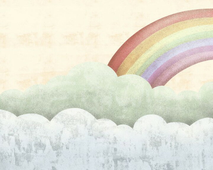 楽天市場 虹 空 雲 キッズ 子ども部屋 キッズルーム の壁紙 輸入 カスタム壁紙 Photowall Rainbow E 貼ってはがせるフリース壁紙 不織布 海外取り寄せのため1カ月程度でお届け 代引き 後払い不可 壁紙屋本舗 カベガミヤホンポ