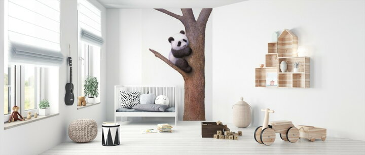 楽天市場 パンダ 子パンダ 赤ちゃんの壁紙 輸入 カスタム壁紙 Photowall Pishu Panda 貼ってはがせるフリース壁紙 不織布 海外取り寄せのため1カ月程度でお届け 代引き 後払い不可 壁紙屋本舗 カベガミヤホンポ