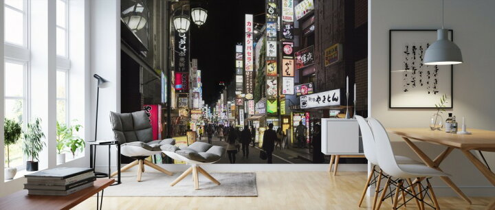 楽天市場 東京 渋谷 繁華街の壁紙 輸入 カスタム壁紙 Photowall Shibuja At Night Tokyo 貼ってはがせるフリース壁紙 不織布 海外取り寄せのため1カ月程度でお届け 代引き 後払い不可 壁紙屋本舗 カベガミヤホンポ
