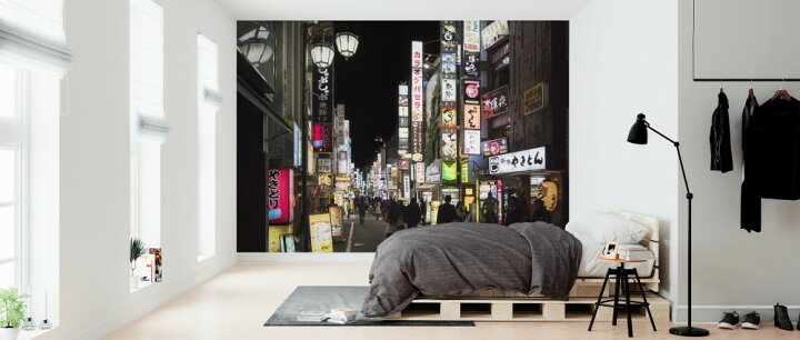 楽天市場 東京 渋谷 繁華街の壁紙 輸入 カスタム壁紙 Photowall Shibuja At Night Tokyo 貼ってはがせるフリース壁紙 不織布 海外取り寄せのため1カ月程度でお届け 代引き 後払い不可 壁紙屋本舗 カベガミヤホンポ