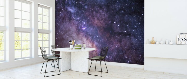 楽天市場 銀河 星空 紫 ギャラクシーの壁紙 輸入 カスタム壁紙 Photowall Galaxy 貼ってはがせるフリース壁紙 不織布 海外取り寄せのため1カ月程度でお届け 代引き 後払い不可 壁紙屋本舗 カベガミヤホンポ