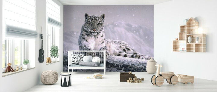楽天市場 雪山 ユキヒョウ 動物の壁紙 輸入 カスタム壁紙 Photowall Mountain Snowfall 貼ってはがせるフリース壁紙 不織布 海外取り寄せのため1カ月程度でお届け 代引き 後払い不可 壁紙屋本舗 カベガミヤホンポ