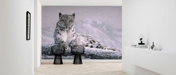 楽天市場 雪山 ユキヒョウ 動物の壁紙 輸入 カスタム壁紙 Photowall Mountain Snowfall 貼ってはがせるフリース壁紙 不織布 海外取り寄せのため1カ月程度でお届け 代引き 後払い不可 壁紙屋本舗 カベガミヤホンポ