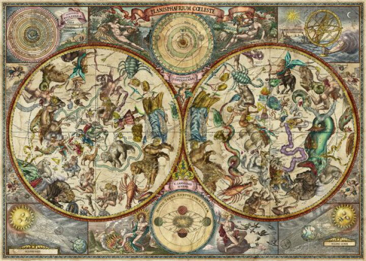 楽天市場 世界地図 ビンテージ アンティークの壁紙 輸入 カスタム壁紙 Photowall Celestial Map 貼ってはがせるフリース壁紙 不織布 海外取り寄せのため1カ月程度でお届け 代引き 後払い不可 壁紙屋本舗 カベガミヤホンポ