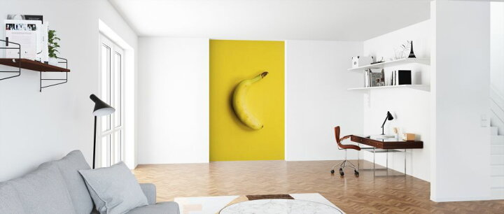楽天市場 バナナ 黄色 イエローの壁紙 輸入 カスタム壁紙 Photowall Yellow Banana 貼ってはがせるフリース壁紙 不織布 海外取り寄せのため1カ月程度でお届け 代引き 後払い不可 壁紙屋本舗 カベガミヤホンポ