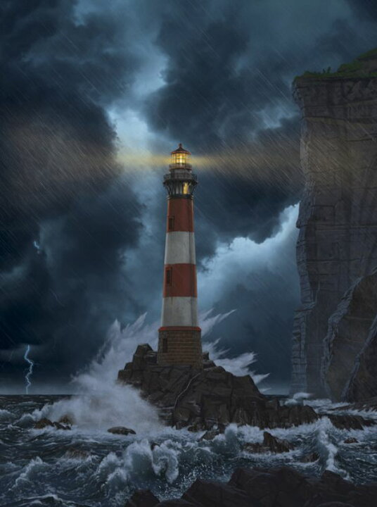 楽天市場 灯台 海 夜の壁紙 輸入 カスタム壁紙 Photowall Unbreakable 貼ってはがせるフリース壁紙 不織布 海外取り寄せのため1カ月程度でお届け 代引き 後払い不可 壁紙屋本舗 カベガミヤホンポ