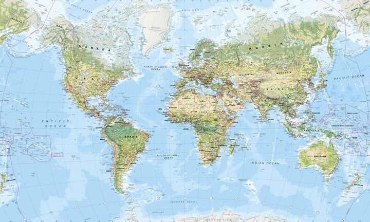 楽天市場 世界地図の壁紙 輸入 カスタム壁紙 Photowall World Map 160 貼ってはがせるフリース壁紙 不織布 海外取り寄せのため1カ月程度でお届け 代引き 後払い不可 壁紙屋本舗 カベガミヤホンポ