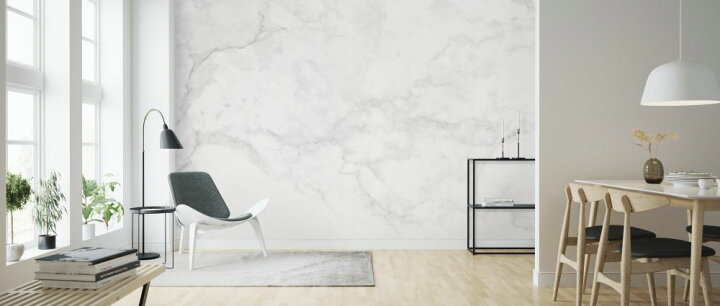 楽天市場 白 大理石 ホワイト マーブルの壁紙 輸入 カスタム壁紙 Photowall White Marble 152 貼ってはがせるフリース壁紙 不織布 海外取り寄せのため1カ月程度でお届け 代引き 後払い不可 壁紙屋本舗 カベガミヤホンポ