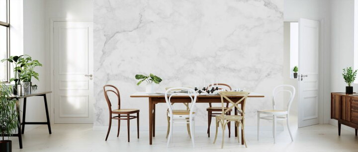 楽天市場 白 大理石 ホワイト マーブルの壁紙 輸入 カスタム壁紙 Photowall White Marble 152 貼ってはがせるフリース壁紙 不織布 海外取り寄せのため1カ月程度でお届け 代引き 後払い不可 壁紙屋本舗 カベガミヤホンポ