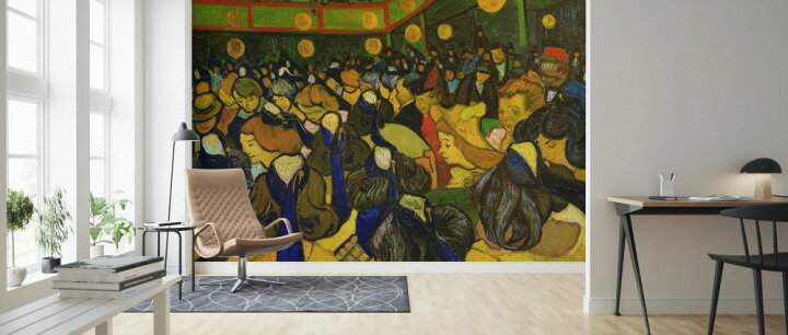 楽天市場 ゴッホ アルルのダンスホール 絵画の壁紙 輸入 カスタム壁紙 Photowall Dance Hall Vincent Van Gogh 貼ってはがせるフリース壁紙 不織布 海外取り寄せのため1カ月程度でお届け 代引き 後払い不可 壁紙 屋本舗 カベガミヤホンポ