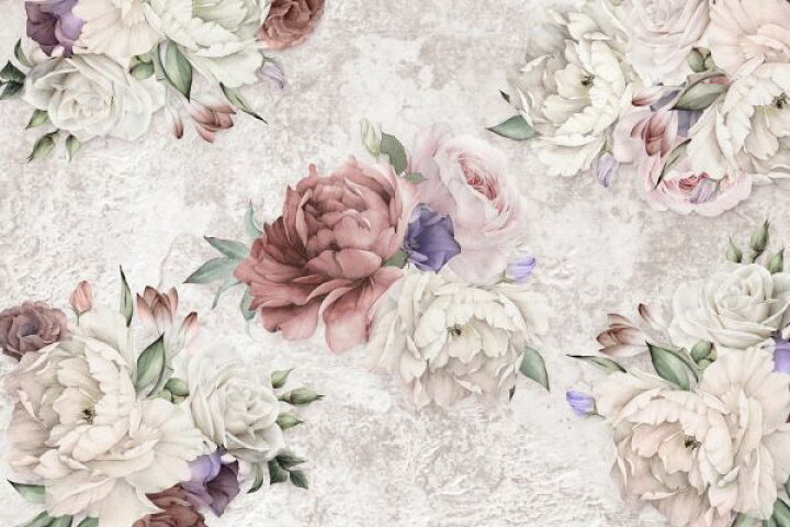 楽天市場 ロマンチック 花 ピンクの壁紙 輸入 カスタム壁紙 Photowall Romantic Flowers 貼ってはがせるフリース壁紙 不織布 海外取り寄せのため1カ月程度でお届け 代引き 後払い不可 壁紙屋本舗 カベガミヤホンポ