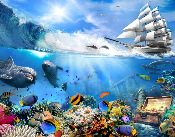 楽天市場 海 魚 イルカ 波 宝箱 船の壁紙 輸入 カスタム壁紙 Photowall Fantasy Aqualife 貼ってはがせるフリース壁紙 不織布 海外取り寄せのため1カ月程度でお届け 代引き 後払い不可 壁紙屋本舗 カベガミヤホンポ 楽天市場 海 魚 イルカ 波 宝箱 船の壁紙 輸入 カスタム壁紙 Photowall Fantasy Aqualife 貼ってはがせるフリース壁紙 不織布 海外取り寄せのため1カ月程度でお届け 代引き 後払い不可 壁紙屋本舗 カベガミヤホンポ