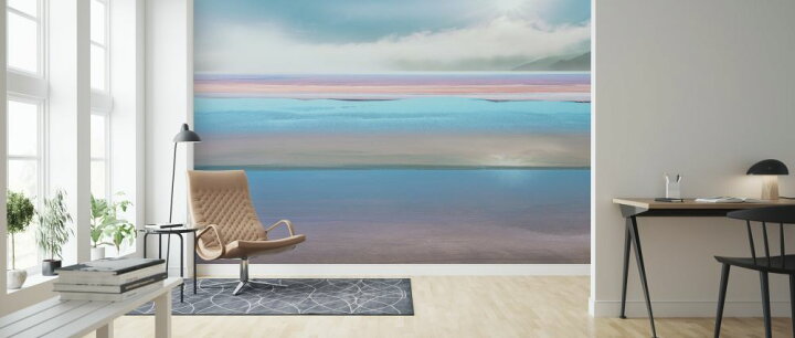 楽天市場 水平線 空 波打ち際 海の壁紙 輸入 カスタム壁紙 Photowall Pastel Water 貼ってはがせるフリース壁紙 不織布 海外取り寄せのため1カ月程度でお届け 代引き 後払い不可 壁紙屋本舗 カベガミヤホンポ