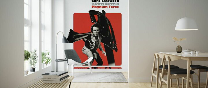 楽天市場 ダーティハリー2 映画 ポスター クリント イーストウッドの壁紙 輸入 カスタム壁紙 Photowall Magnum Force Clint Eastwood 貼ってはがせるフリース壁紙 不織布 海外取り寄せのため1カ月程度でお届け 代引き不可 壁紙屋本舗