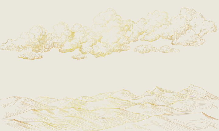 楽天市場 雲 山 版画 イラスト アイボリー アンティークの壁紙 輸入 カスタム壁紙 Photowall Between Clouds And Earth Soft Beige 貼ってはがせるフリース壁紙 不織布 海外取り寄せのため1カ月程度でお届け 代引き 後払い不可 壁紙屋本舗