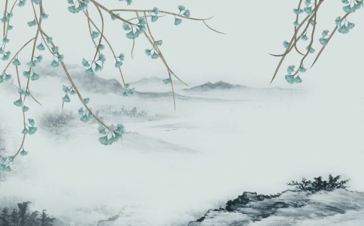 楽天市場 イチョウ 水墨画の壁紙 輸入 カスタム壁紙 Photowall Chinese Scenery 貼ってはがせるフリース 壁紙 不織布 海外取り寄せのため1カ月程度でお届け 代引き 後払い不可 壁紙屋本舗 カベガミヤホンポ