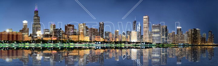 楽天市場 シカゴ 夜景 ビル 都会の壁紙 輸入 カスタム壁紙 Photowall Chicago Skyline 貼ってはがせるフリース壁紙 不織布 海外取り寄せのため1カ月程度でお届け 代引き 後払い不可 壁紙屋本舗 カベガミヤホンポ