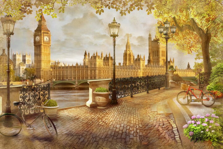 楽天市場 ロンドン ビッグベンの壁紙 輸入 カスタム壁紙 Photowall London Big Ben View 貼ってはがせるフリース壁紙 不織布 海外取り寄せのため1カ月程度でお届け 代引き 後払い不可 壁紙屋本舗 カベガミヤホンポ