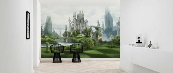 楽天市場 ファンタジー おとぎ話 チェス お城の壁紙 輸入 カスタム壁紙 Photowall White Castle 貼ってはがせるフリース壁紙 不織布 海外取り寄せのため1カ月程度でお届け 代引き 後払い不可 壁紙屋本舗 カベガミヤホンポ