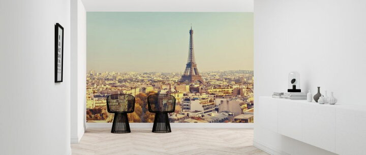 楽天市場 パリ エッフェル塔 トイカメラ風の壁紙 輸入 カスタム壁紙 Photowall Eiffel Tower At Sunset 貼ってはがせるフリース壁紙 不織布 海外取り寄せのため1カ月程度でお届け 代引き 後払い不可 壁紙 屋本舗 カベガミヤホンポ