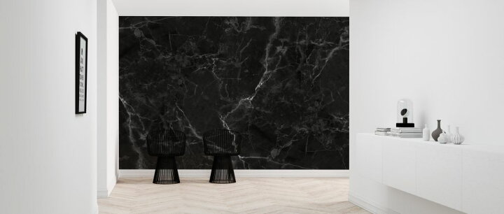 楽天市場 大理石 マーブル 黒 ブラックの壁紙 輸入 カスタム壁紙 Photowall Black Marble 貼ってはがせるフリース壁紙 不織布 海外取り寄せのため1カ月程度でお届け 代引き 後払い不可 壁紙屋本舗 カベガミヤホンポ