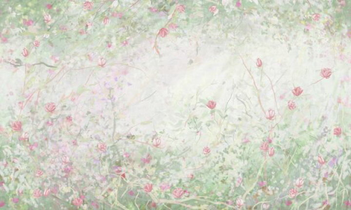 楽天市場 花 絵画 パステルカラーの壁紙 輸入 カスタム壁紙 Photowall Gentle Flowers 5 貼ってはがせるフリース壁紙 不織布 海外取り寄せのため1カ月程度でお届け 代引き 後払い不可 壁紙屋本舗 カベガミヤホンポ