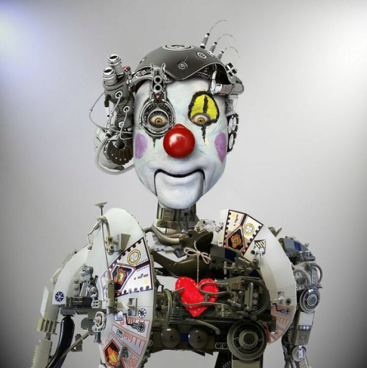 楽天市場 ピエロ ロボットの壁紙 輸入 カスタム壁紙 Photowall Electronic Clown 717 貼ってはがせるフリース壁紙 不織布 海外取り寄せのため1カ月程度でお届け 代引き 後払い不可 壁紙屋本舗 カベガミヤホンポ