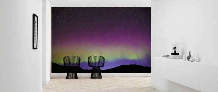 楽天市場 オーロラ 空 紫 パープルの壁紙 輸入 カスタム壁紙 Photowall Aurura 貼ってはがせるフリース壁紙 不織布 海外取り寄せのため1カ月程度でお届け 代引き 後払い不可 壁紙屋本舗 カベガミヤホンポ