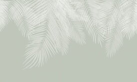 パームリーフ 葉 植物 トロピカル ボタニカル 緑 グリーンの壁紙 輸入 カスタム壁紙 輸入壁紙 カスタム壁紙 PHOTOWALL / Hanging Palm Leaves - Green-White (e321942) 貼ってはがせるフリース壁紙(不織布) 【海外取寄せ商品】 【代引き・後払い不可】