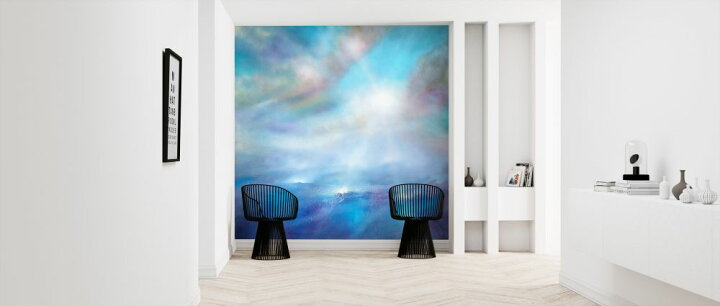 楽天市場 風景画 絵画 海 空 青 ブルーの壁紙 輸入 カスタム壁紙 Photowall Sky Blue 貼ってはがせるフリース壁紙 不織布 海外取り寄せのため1カ月程度でお届け 代引き 後払い不可 壁紙屋本舗 カベガミヤホンポ