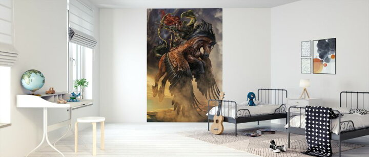 楽天市場 ファンタジー ウマ 馬 アーチャー 弓使い イラストの壁紙 輸入 カスタム壁紙 Photowall Pegasus Archer 貼ってはがせるフリース壁紙 不織布 海外取り寄せのため1カ月程度でお届け 代引き 後払い不可 壁紙屋本舗 カベガミヤホンポ