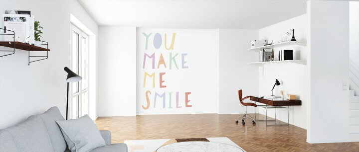 楽天市場 タイポグラフィー アルファベット カラフル パステルカラーの壁紙 輸入 カスタム壁紙 Photowall Lets Chase Rainbows 貼ってはがせるフリース壁紙 不織布 海外取り寄せのため1カ月程度でお届け 代引き 後払い不可 壁紙屋本舗 カベガミ