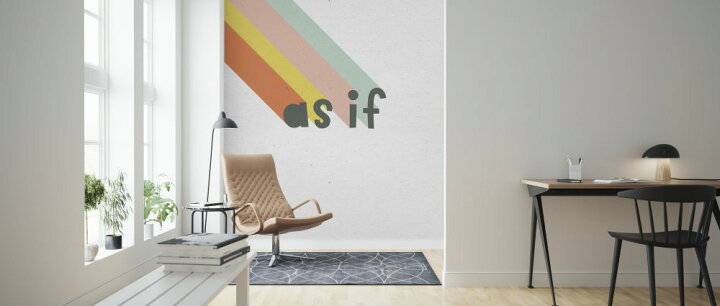 楽天市場 タイポグラフィー アルファベット カラフル パステルカラーの壁紙 輸入 カスタム壁紙 Photowall As If 貼ってはがせるフリース壁紙 不織布 海外取り寄せのため1カ月程度でお届け 代引き 後払い不可 壁紙屋本舗 カベガミヤホンポ