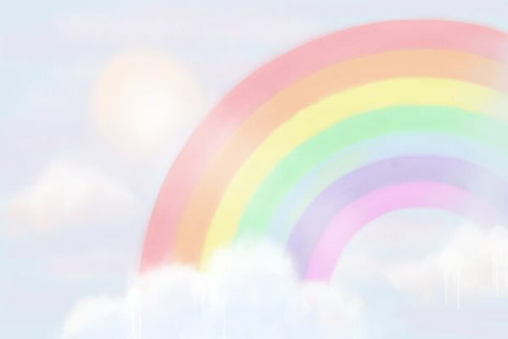 楽天市場 虹 レインボー 空 雲 キッズ こども部屋の壁紙 輸入 カスタム壁紙 Photowall Sparkling Rainbow Ii 貼ってはがせるフリース壁紙 不織布 海外取り寄せのため1カ月程度でお届け 代引き 後払い不可 壁紙 屋本舗 カベガミヤホンポ
