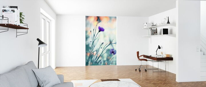 楽天市場 花 ヤグルマギク 草 紫 パープルの壁紙 輸入 カスタム壁紙 Photowall Colors Game 貼ってはがせるフリース壁紙 不織布 海外取り寄せのため1カ月程度でお届け 代引き 後払い不可 壁紙屋本舗 カベガミヤホンポ