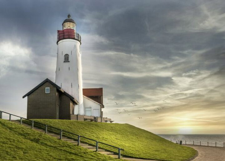楽天市場 灯台 海 道 空 雲 風景 自然の壁紙 輸入 カスタム壁紙 Photowall Urk Lighthouse 貼ってはがせるフリース壁紙 不織布 海外取り寄せのため1カ月程度でお届け 代引き 後払い不可 壁紙屋本舗 カベガミヤホンポ