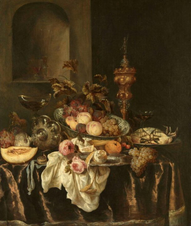 楽天市場 静物画 果物 フルーツ 絵画の壁紙 輸入 カスタム壁紙 Photowall Still Life With Fruits Abraham Hendricksz Van Beyeren 250 貼ってはがせるフリース壁紙 不織布 海外取り寄せのため1カ月程度でお届け 代引き 後払い不可 壁紙屋本舗
