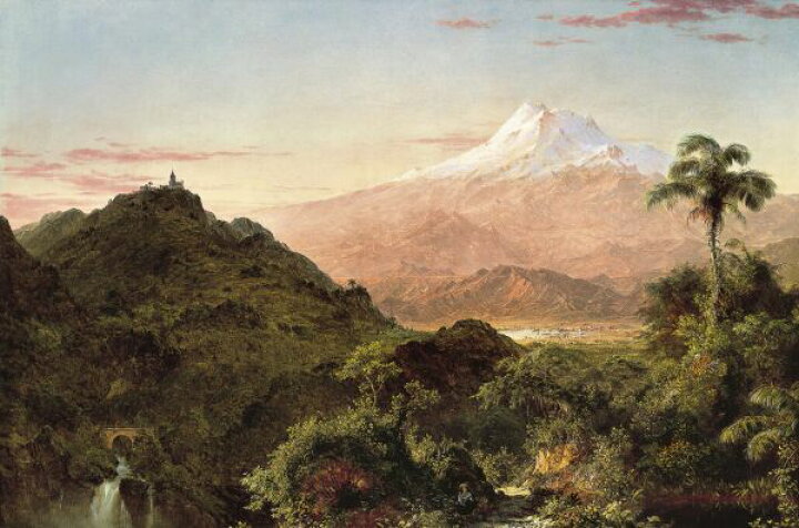 楽天市場 山 滝 森 ジャングル 絵画 クラシックアートの壁紙 輸入 カスタム壁紙 Photowall South American Landscape Frederic Edwin Church 255 貼ってはがせるフリース壁紙 不織布 海外取り寄せのため1カ月程度でお届け 代引き 後払い不可 壁紙