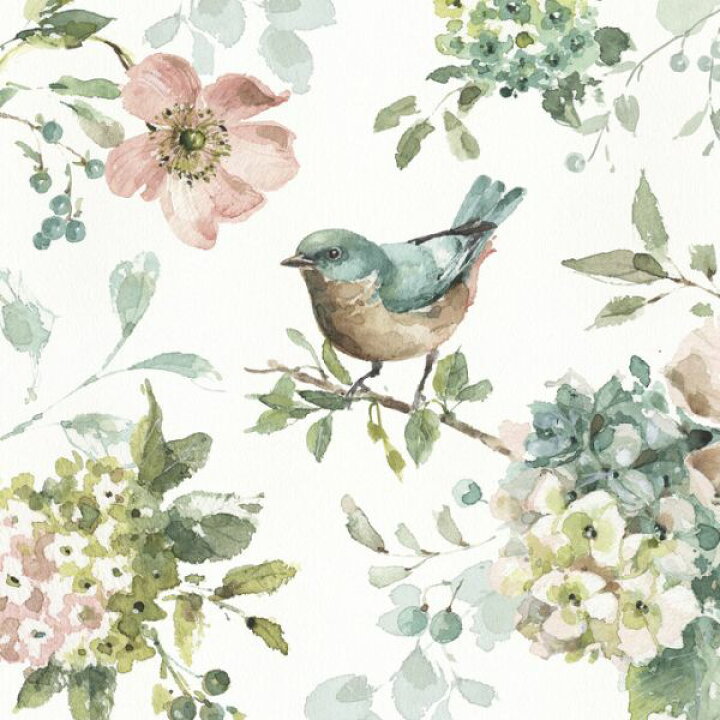 楽天市場 花 鳥 ナチュラル 水彩画 イラスト 緑 グリーン ピンクの壁紙 輸入 カスタム壁紙 Photowall Mint Crush White 貼ってはがせるフリース壁紙 不織布 海外取り寄せのため1カ月程度でお届け 代引き 後払い不可 壁紙 屋本舗 カベガミヤホンポ