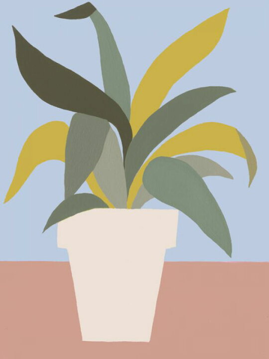 楽天市場 観葉植物 イラスト シンプル ボタニカルの壁紙 輸入 カスタム壁紙 Photowall Ordinary Houseplant 貼ってはがせるフリース壁紙 不織布 海外取り寄せのため1カ月程度でお届け 代引き 後払い不可 壁紙 屋本舗 カベガミヤホンポ