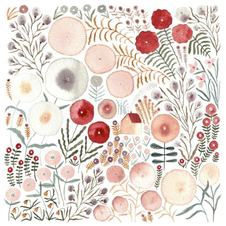 楽天市場 花 イラスト キッズ こども部屋 ピンク 赤 レッドの壁紙 輸入 カスタム壁紙 Photowall Blumenmeer Iii 貼ってはがせるフリース壁紙 不織布 海外取り寄せのため1カ月程度でお届け 代引き 後払い不可 壁紙 屋本舗 カベガミヤホンポ
